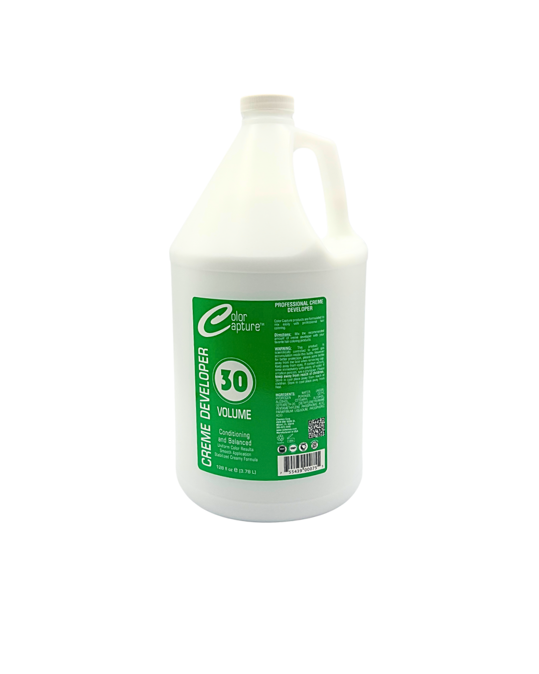 Color Capture – Peroxide Developer 10, 20 & 30 Volumes Gallon