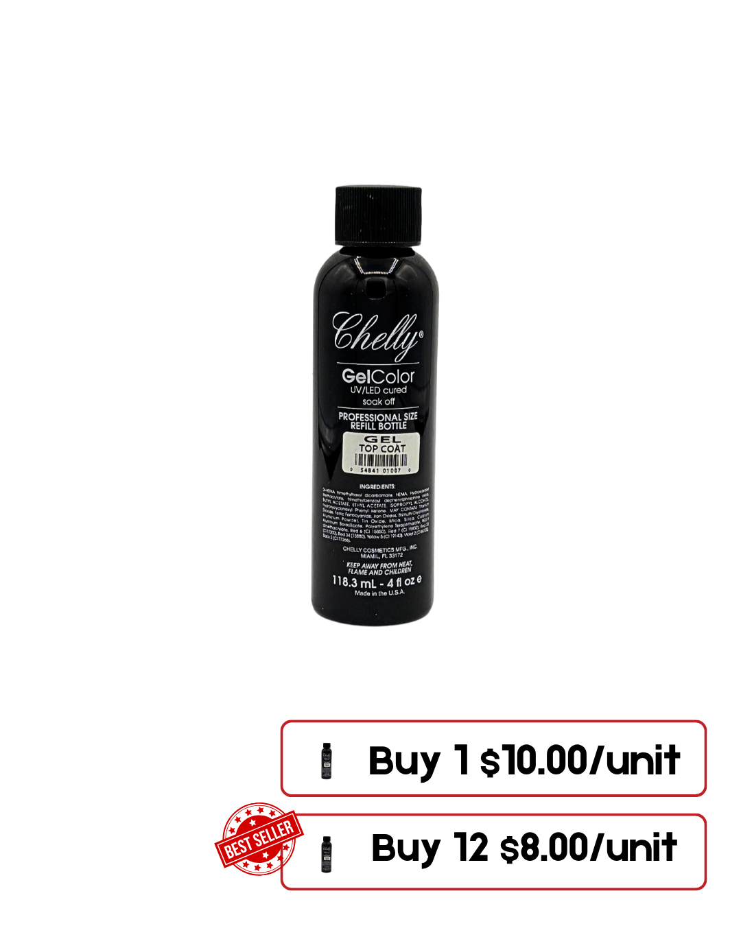Chelly Top Coat – 4 Oz