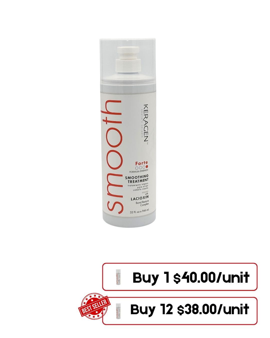 Keragen Brazilian Smoothing Keratin Hair Treatment 32 Oz