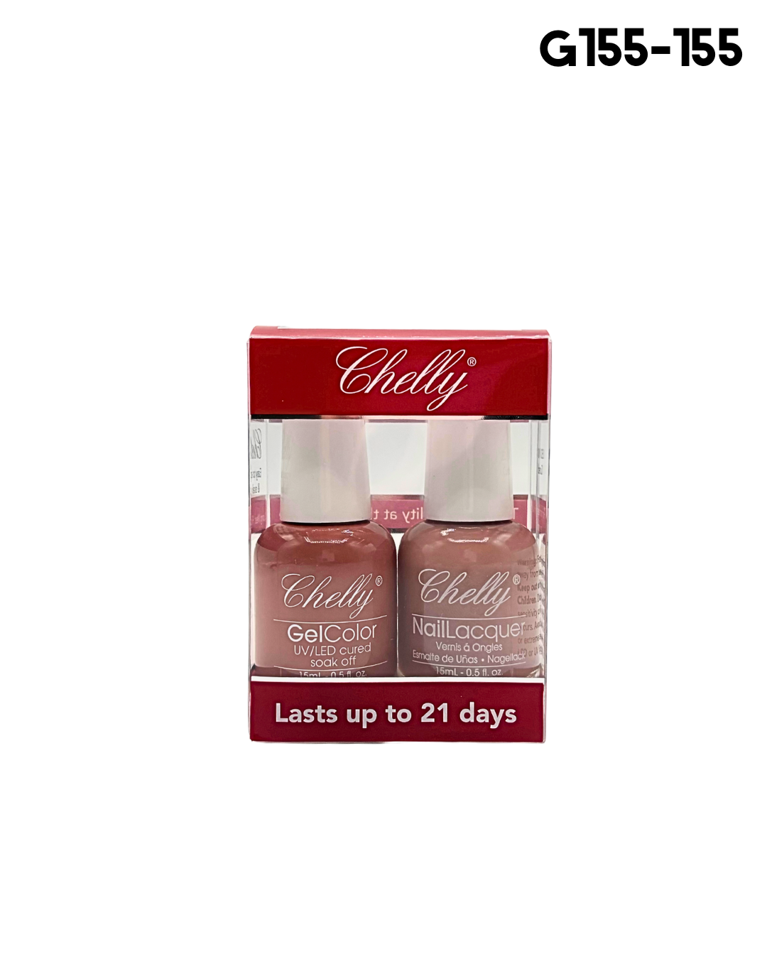 Chelly Gel & Regular Nail Polish Duo 15 Ml