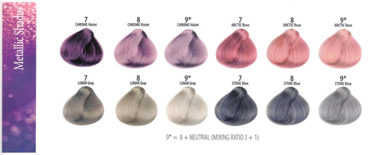 Professional Hair Color Kit 100 ml + 20 Vol Developer (6 oz) with Accessories