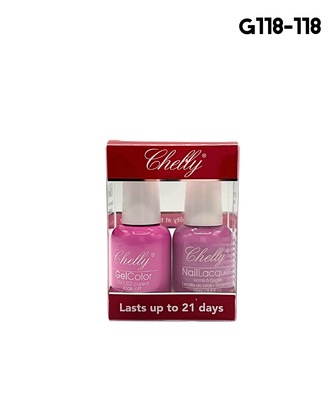Chelly Gel & Regular Nail Polish Duo 15 Ml