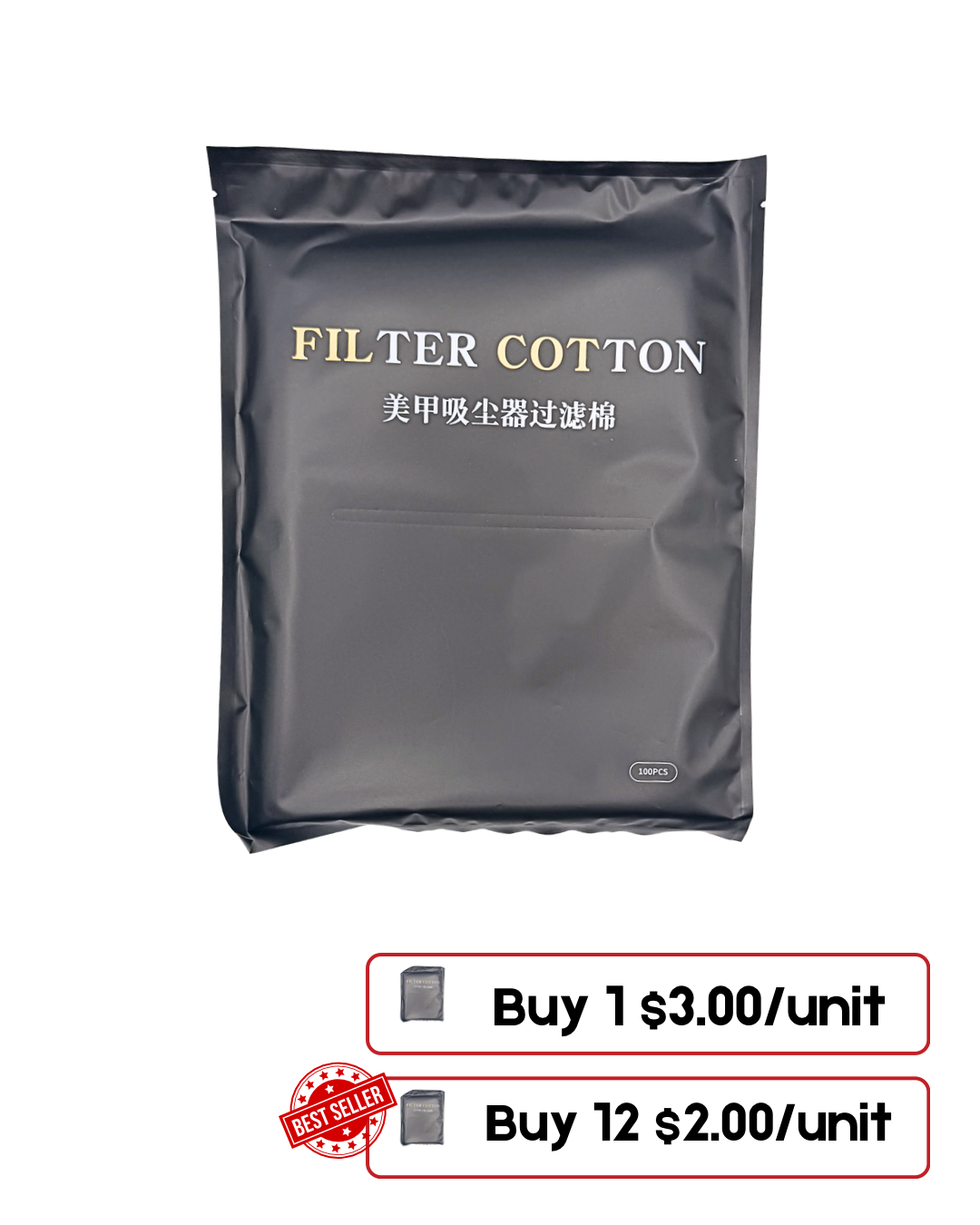 Dust Extractor Filter Cotton – Replacement Pads