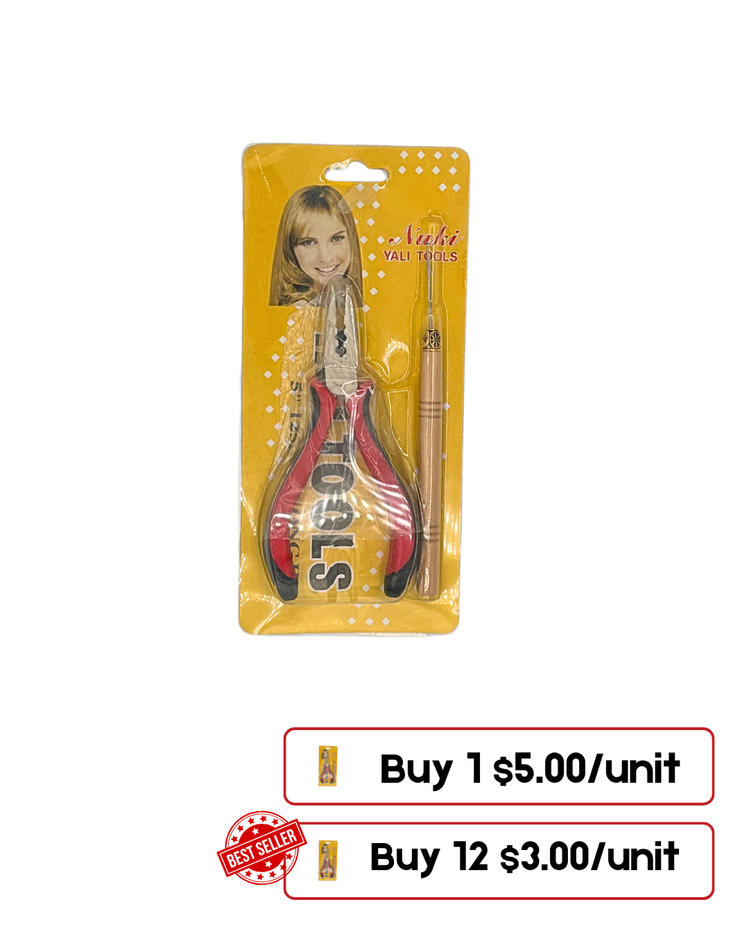 Yellow Extension Tweezer – Precise and Easy Application