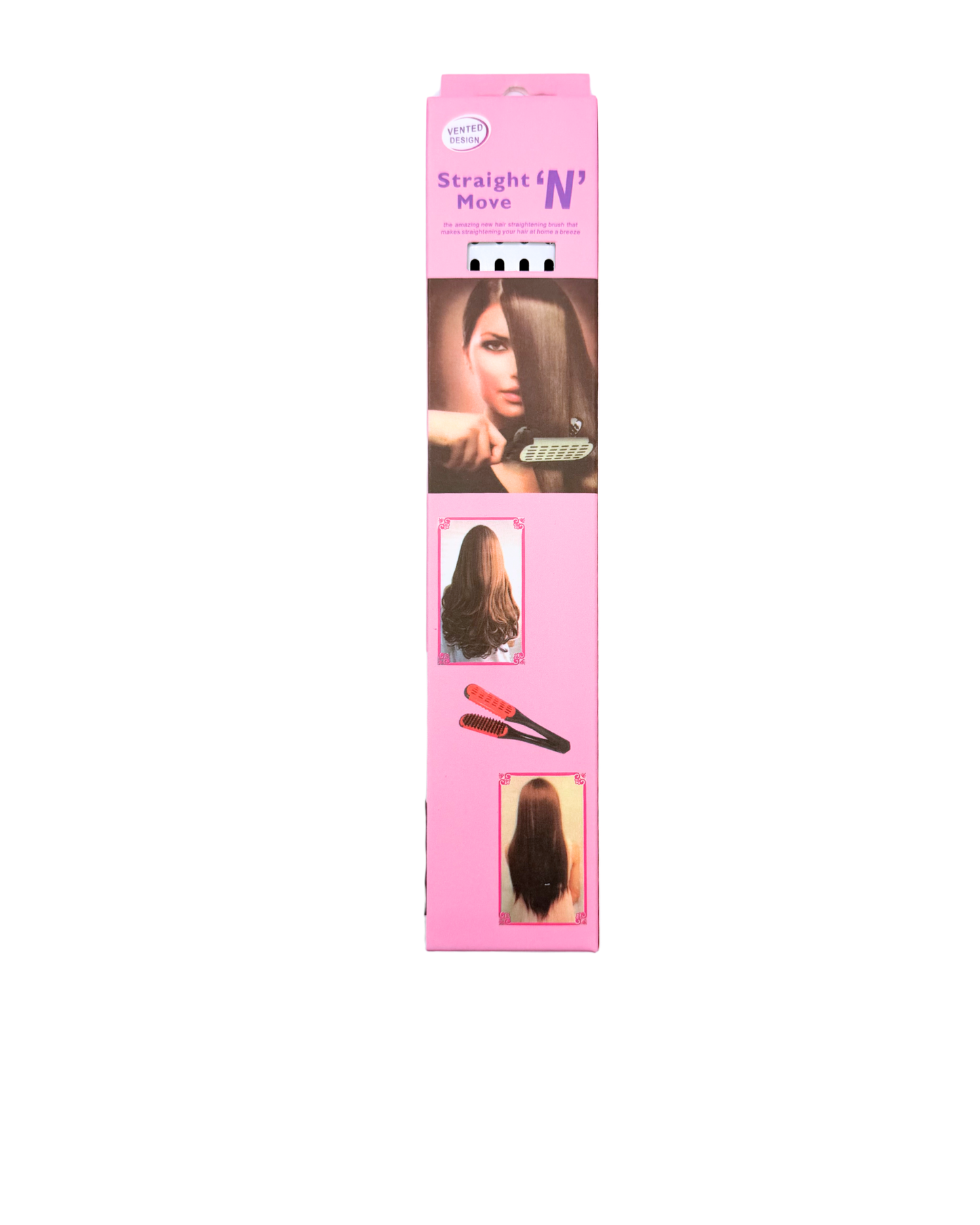 Hair Styling Brush for Straightening – Manual Blowout & Smoothing Brush