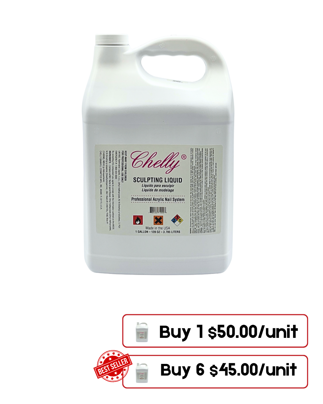 Chelly Monomer Liquid – Gallon