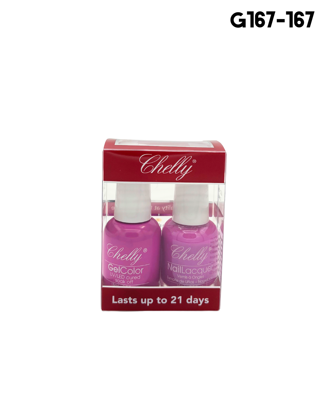 Chelly Gel & Regular Nail Polish Duo 15 Ml