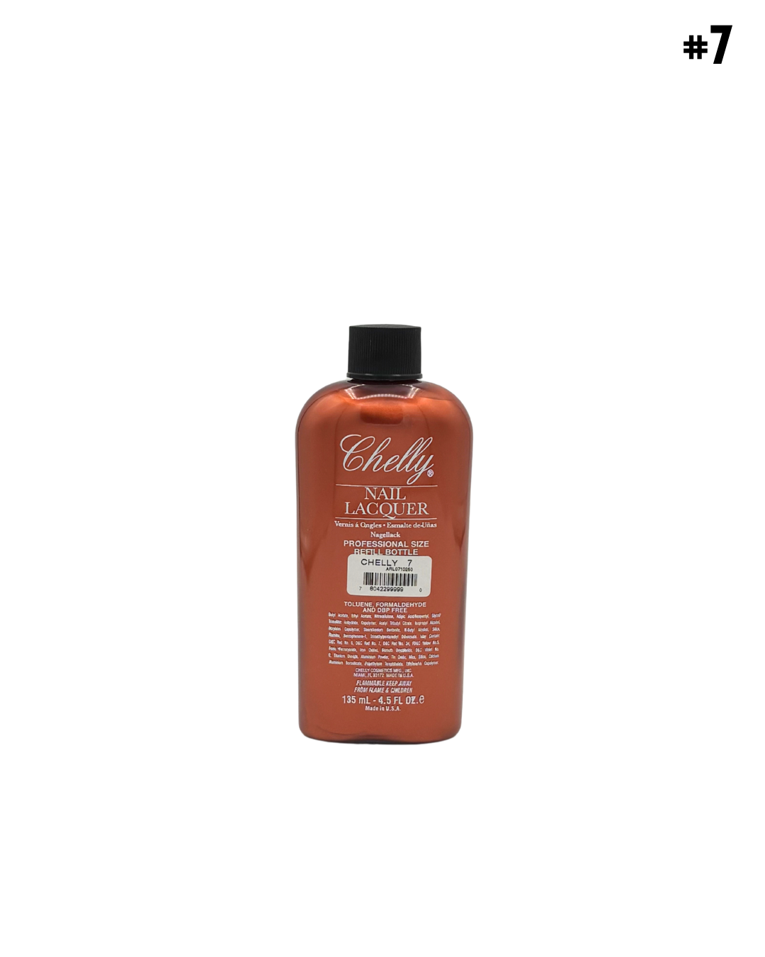 Chelly Regular Nail Polish 4.5 Oz 33 Colors