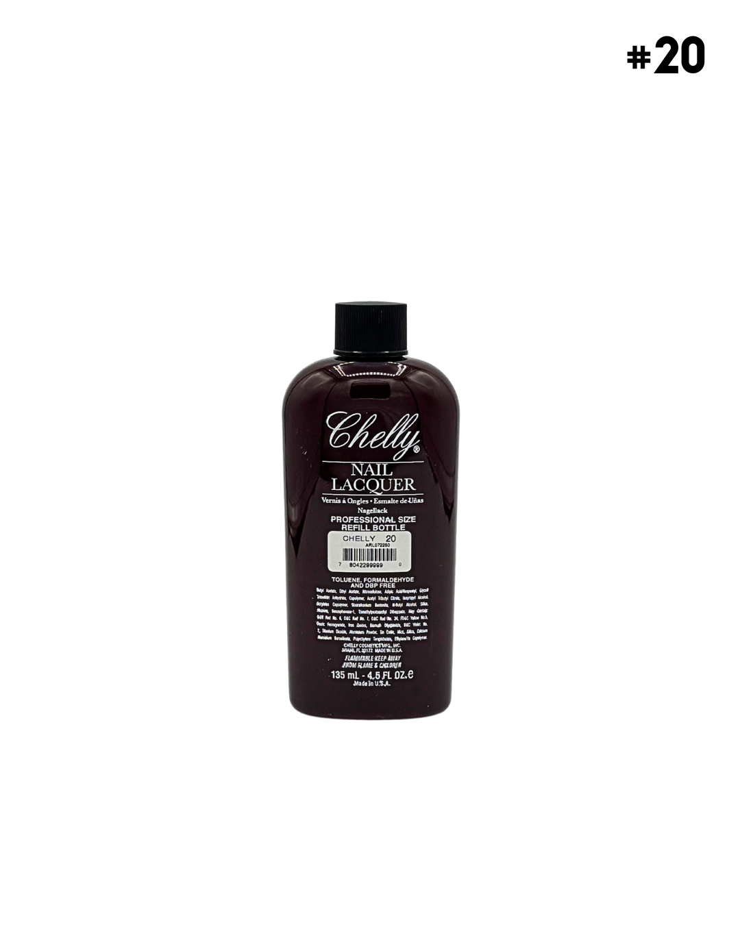 Chelly Regular Nail Polish 4.5 Oz 33 Colors