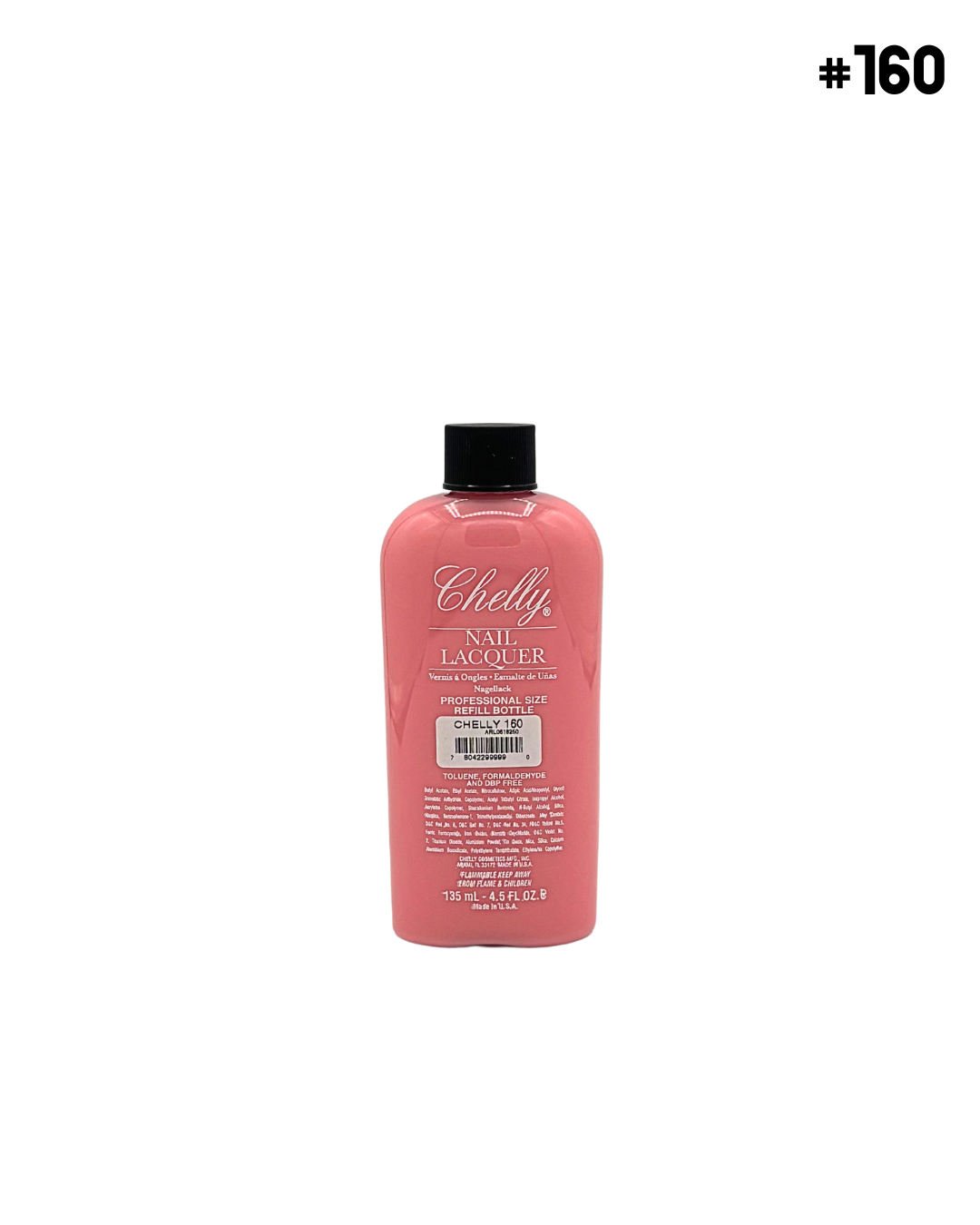 Chelly Regular Nail Polish 4.5 Oz 33 Colors