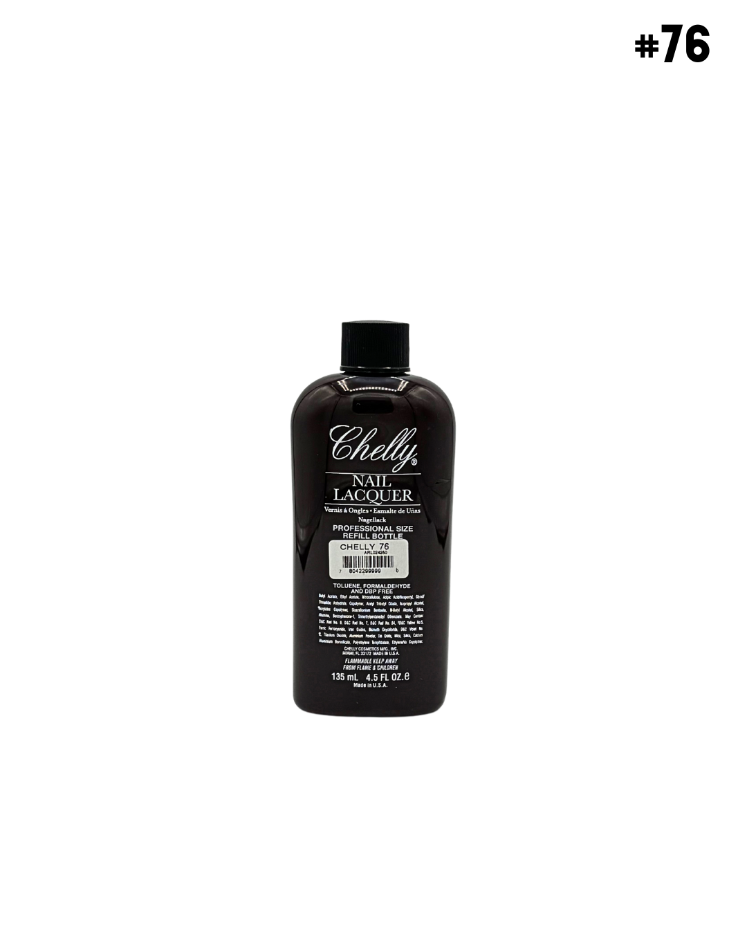 Chelly Regular Nail Polish 4.5 Oz 33 Colors