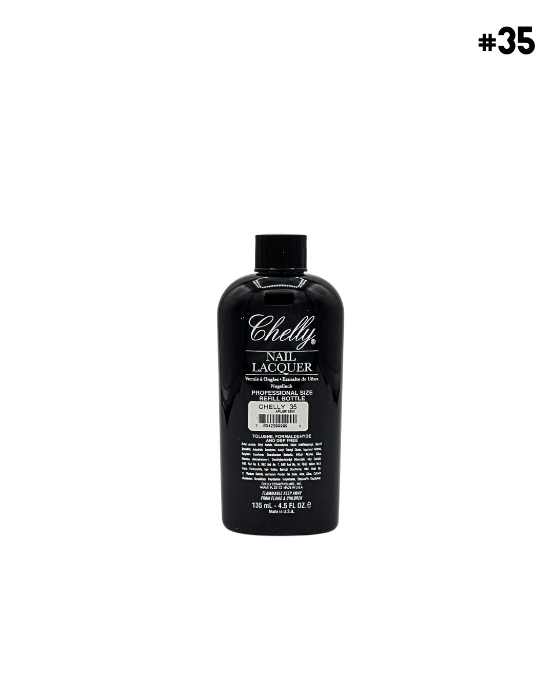Chelly Regular Nail Polish 4.5 Oz 33 Colors