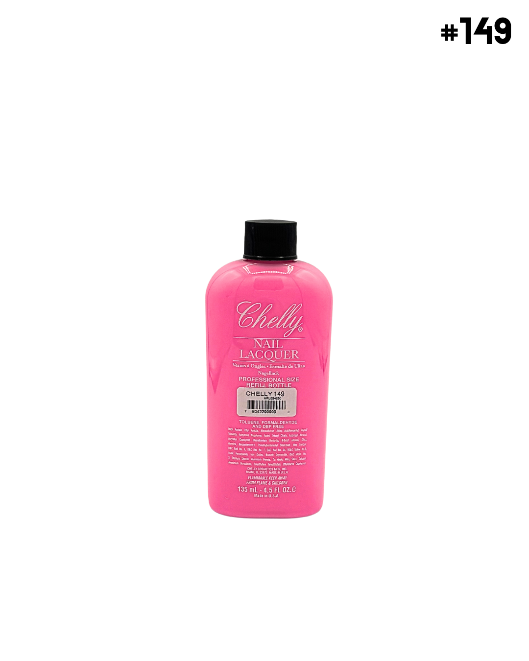 Chelly Regular Nail Polish 4.5 Oz 33 Colors