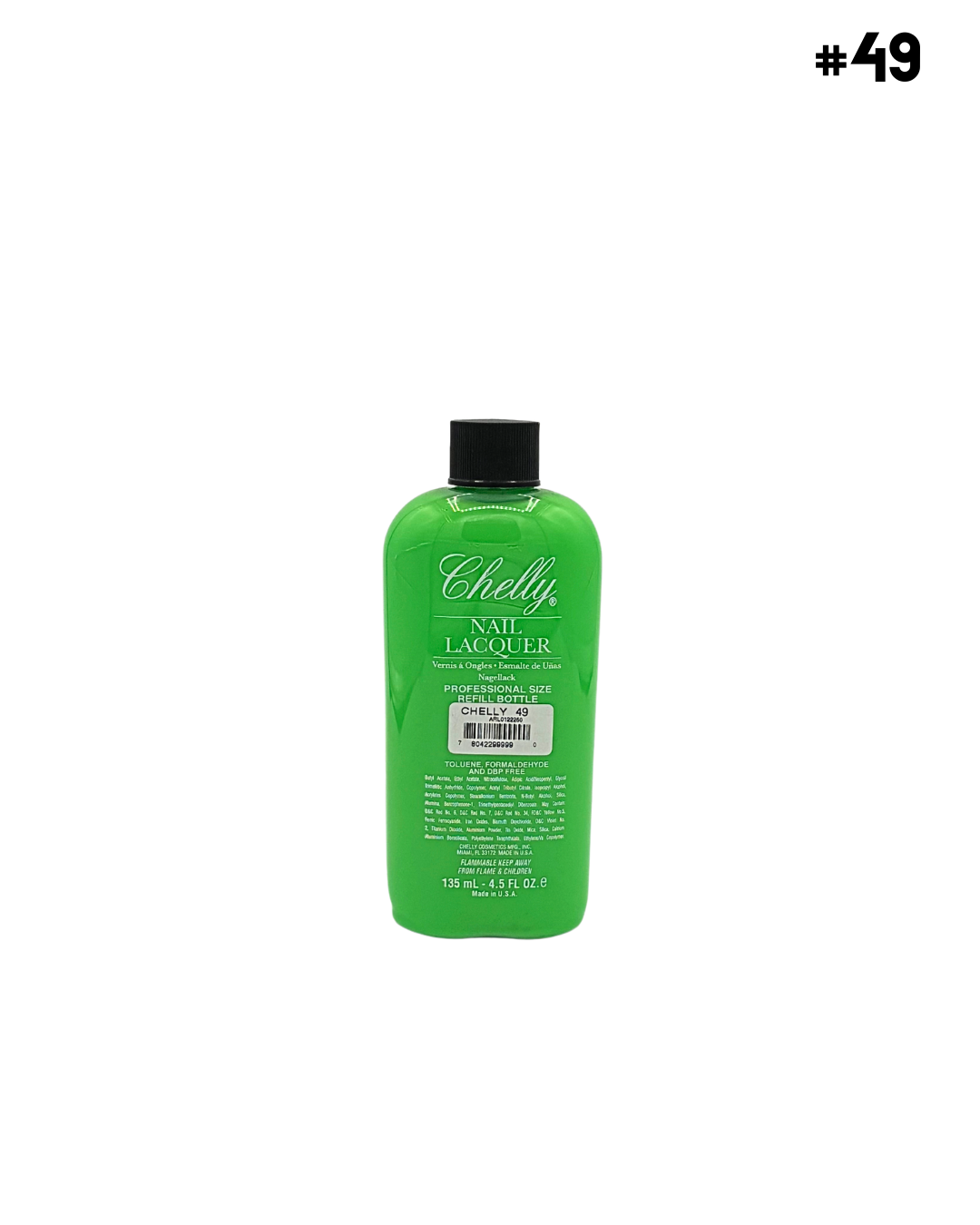 Chelly Regular Nail Polish 4.5 Oz 33 Colors