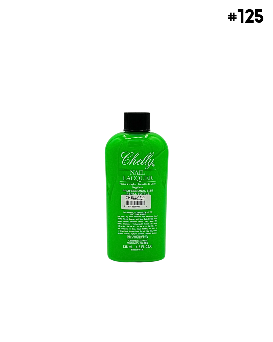 Chelly Regular Nail Polish 4.5 Oz 33 Colors