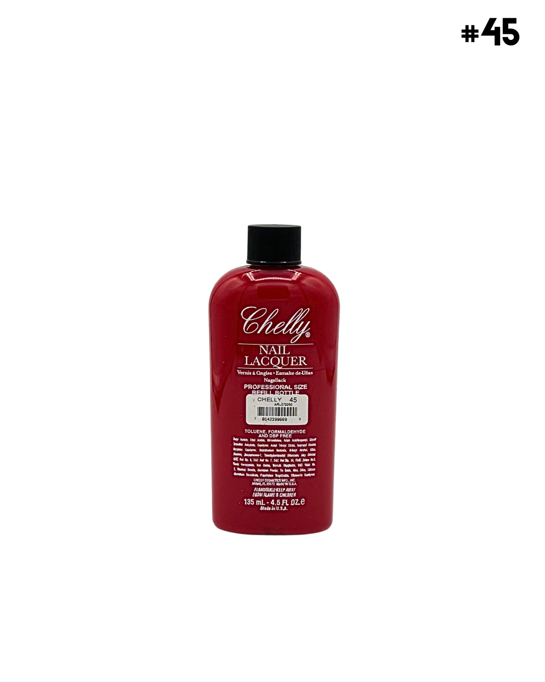 Chelly Regular Nail Polish 4.5 Oz 33 Colors