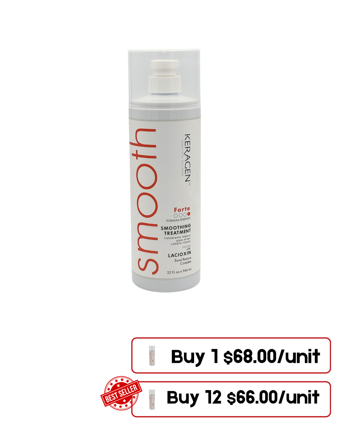 Keragen Brazilian Smoothing Keratin Hair Treatment 32 Oz