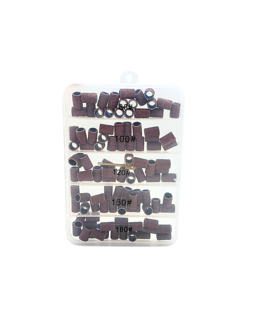 Large Box Nail Drill Sanding Bands – Professional Filing & Shaping #80/100/120/150/180