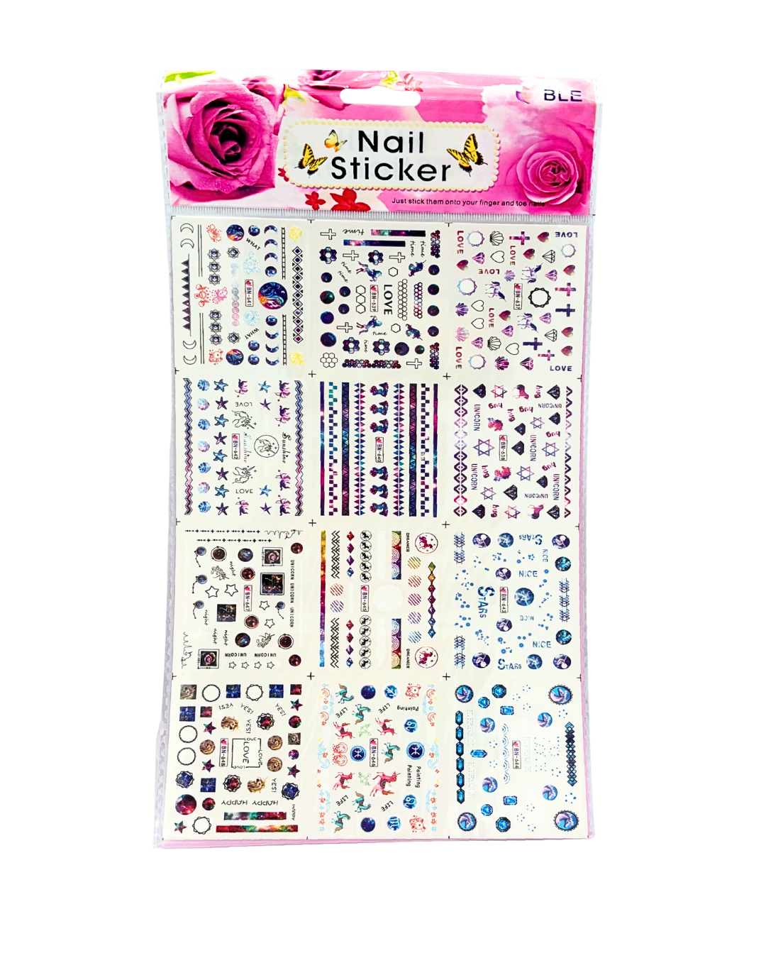 Nail Stickers 3D and Water