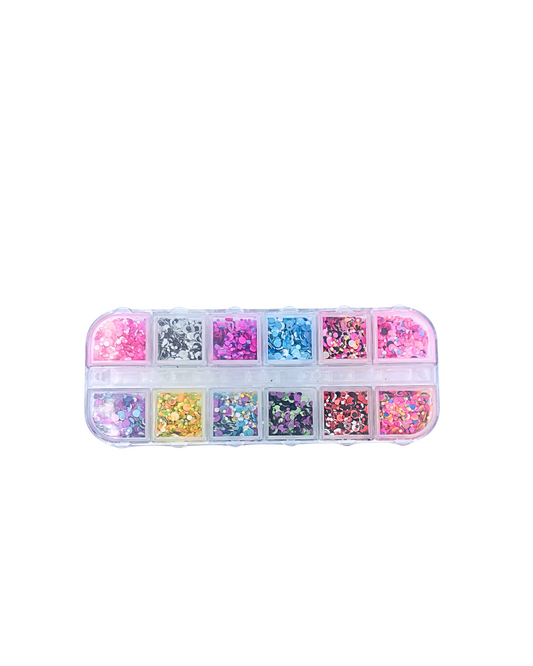 Small Encapsulated Nail Art Decorations – Delicate 3D Designs