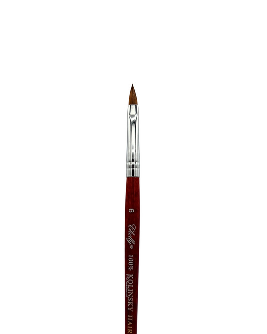 Chelly Kolinsky Nail Brushes – #4, #6, #8, #10