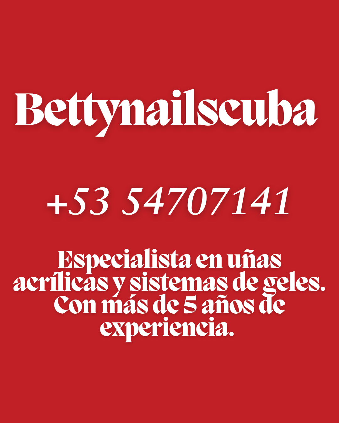Betty Nails Cuba