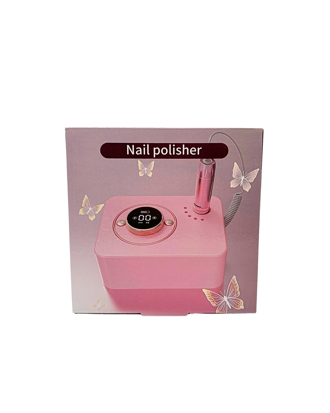 Nail Drill Pink Rechargeable