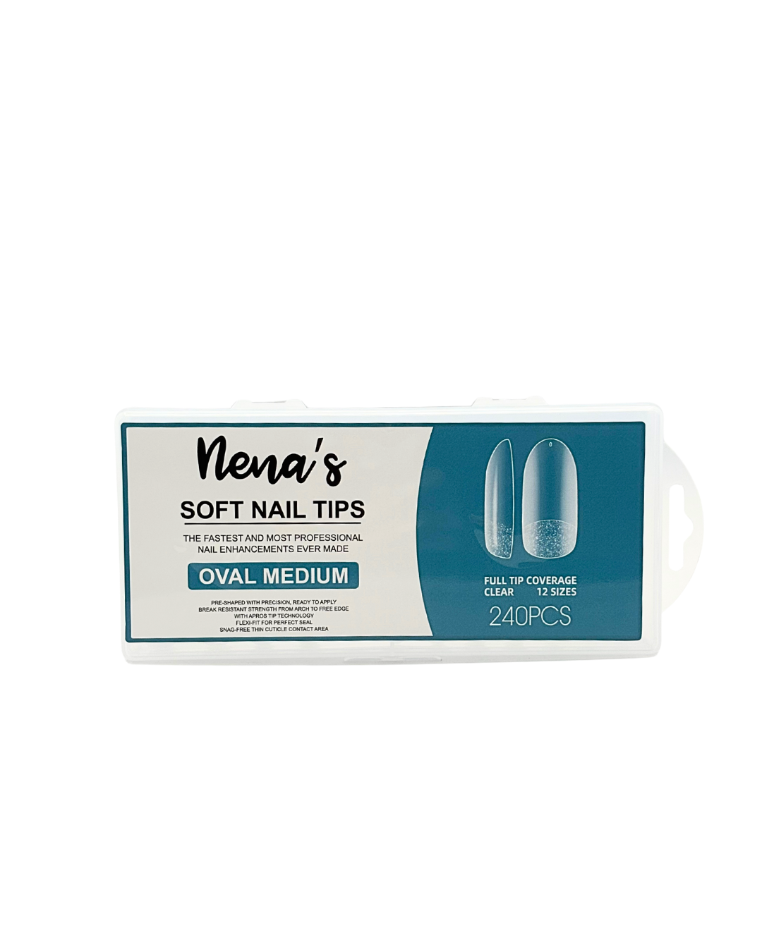 Nena’s Nails – Soft Gel Medium Nail Tips (240 pcs)