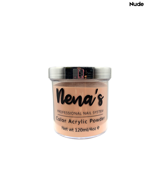 Nena’s Nails Acrylic Powder – 4 Oz | Clear, White, Nude