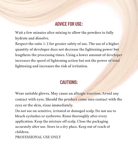 Professional Blondette Charcoal Bleach