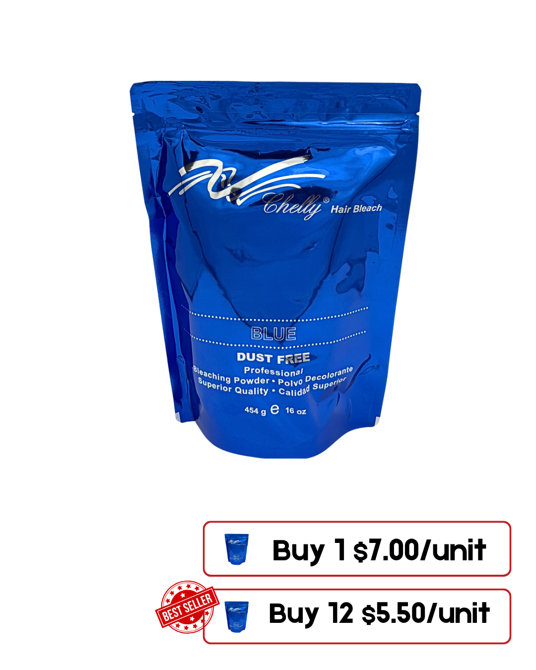 Chelly Blue Powder Hair Bleach – 454 g