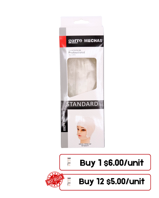 Silicone Highlighting Cap – Professional Hair Coloring Cap with Hook