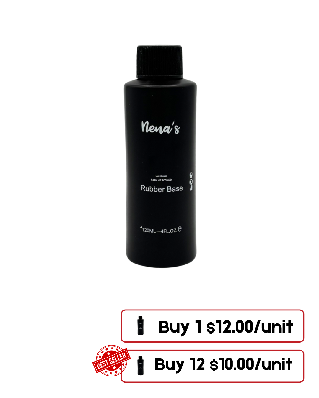 Nena's Nails Rubber Base Gel 4 Oz