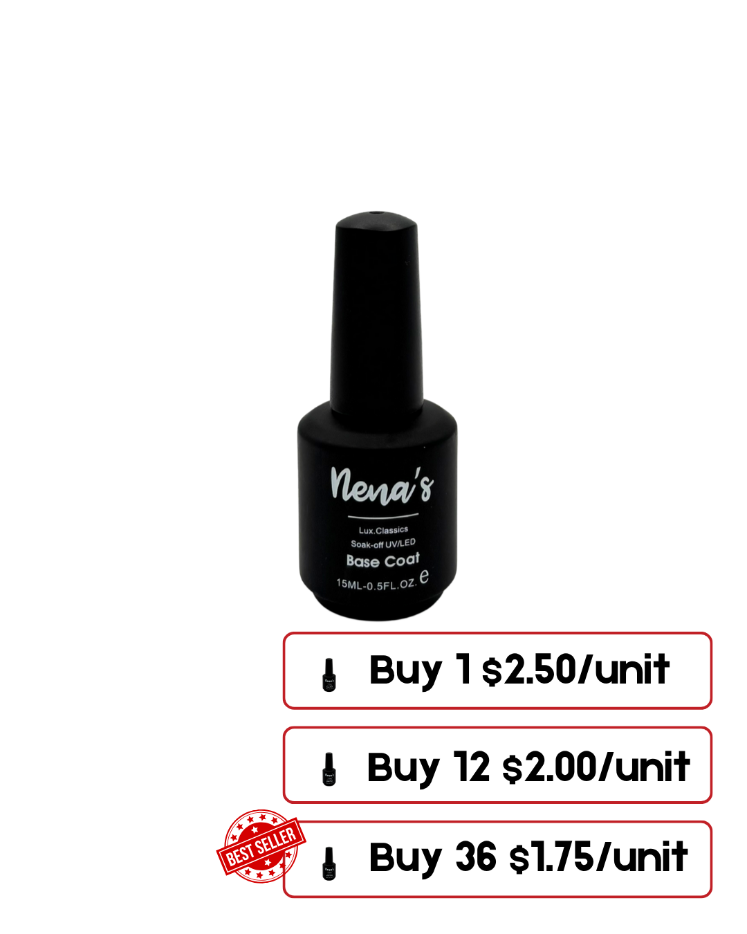 Nena's Nails Base Coat 15 Ml