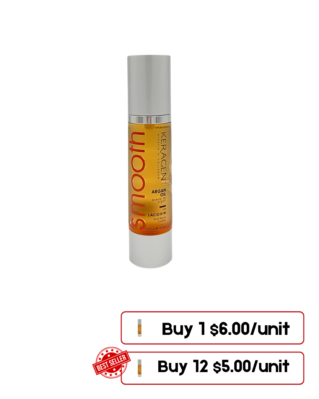 KERAGEN - Nourishing Hair Serum for Dry Damaged Hair(1.7 Oz)