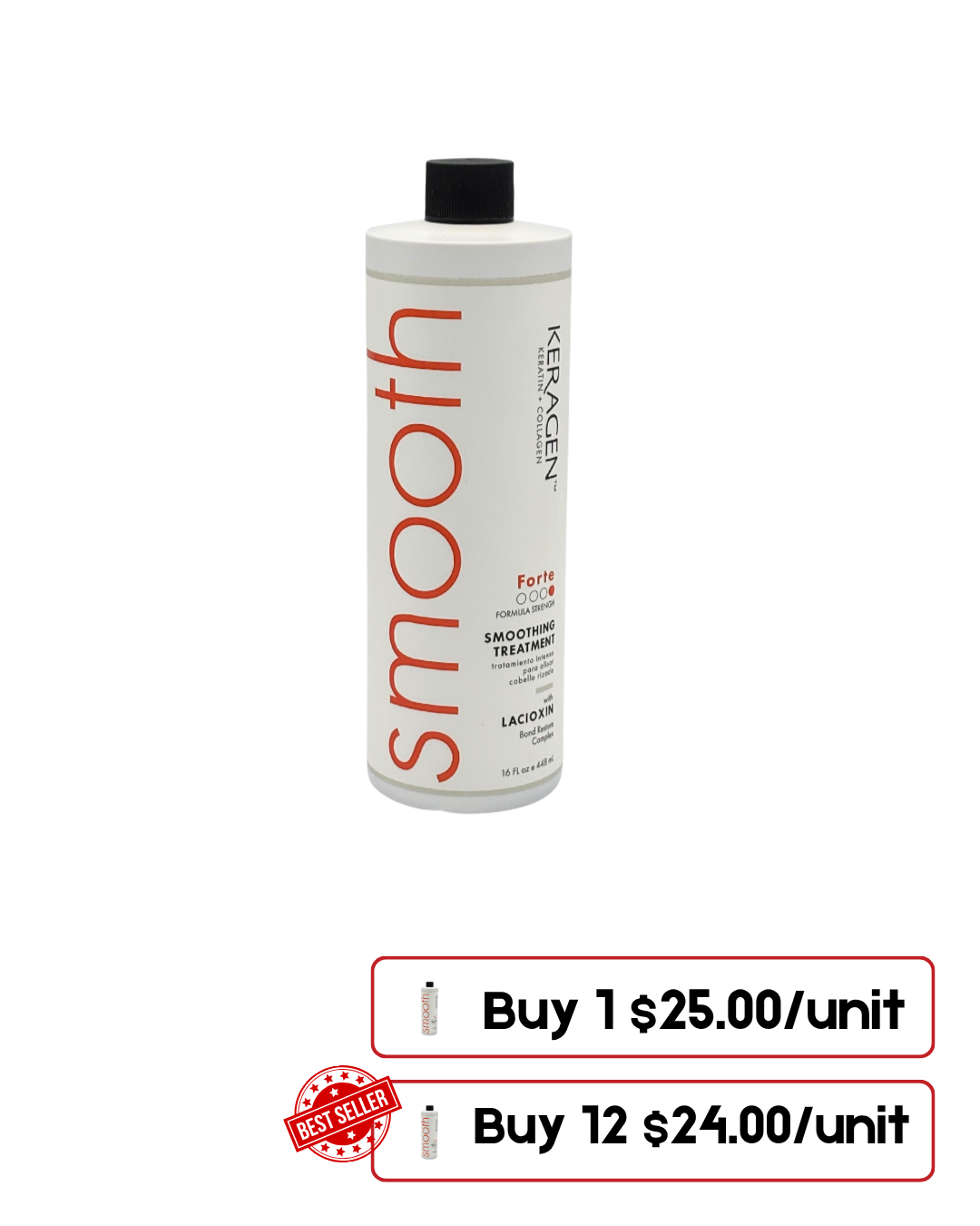 Keragen Brazilian Smoothing Keratin Hair Treatment 16 Oz