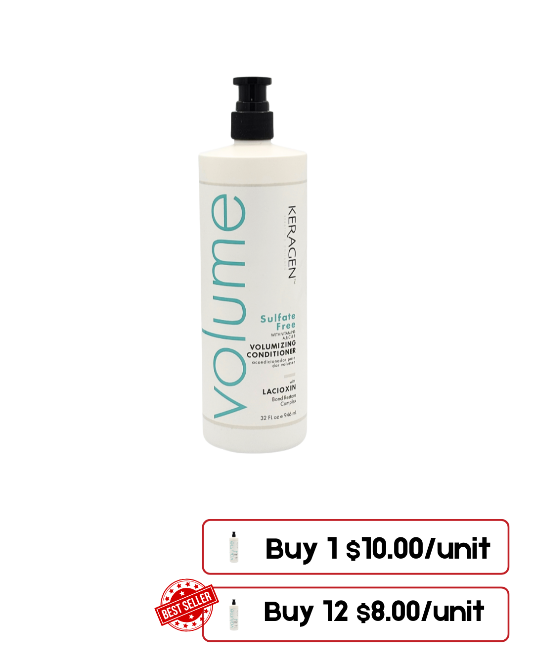 Keragen Volumizing Conditioner 32 oz