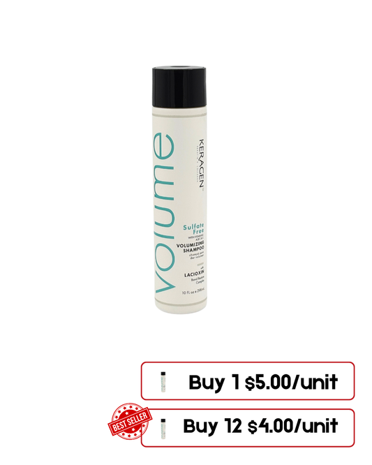 Keragen Volumizing Shampoo for Fine Hair – 10 Oz