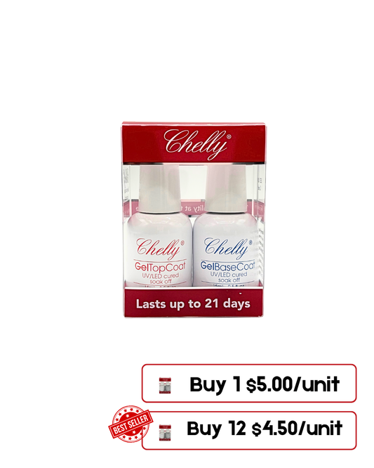 Chelly Duo Base & Top Coat – 15 ml Each