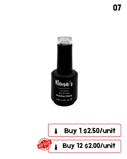 Nena's Nails Rubber Base Gel 15 Ml Colors