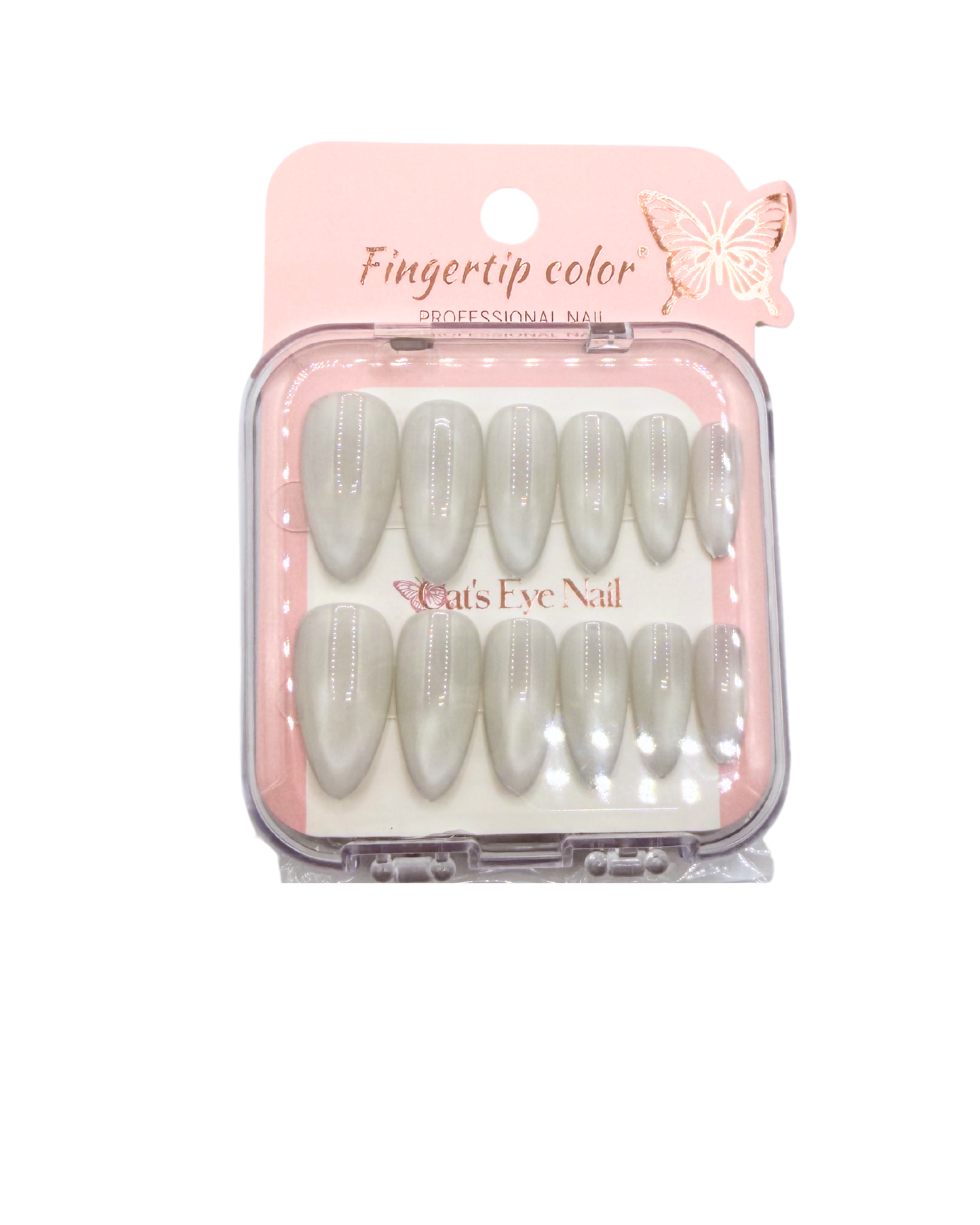Elegant Stiletto French Tip Press-On Nails