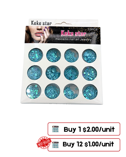 Large Encapsulated Nail Art Decorations – Stunning 3D Designs