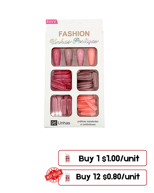 False Nail Tips Multi-Colors