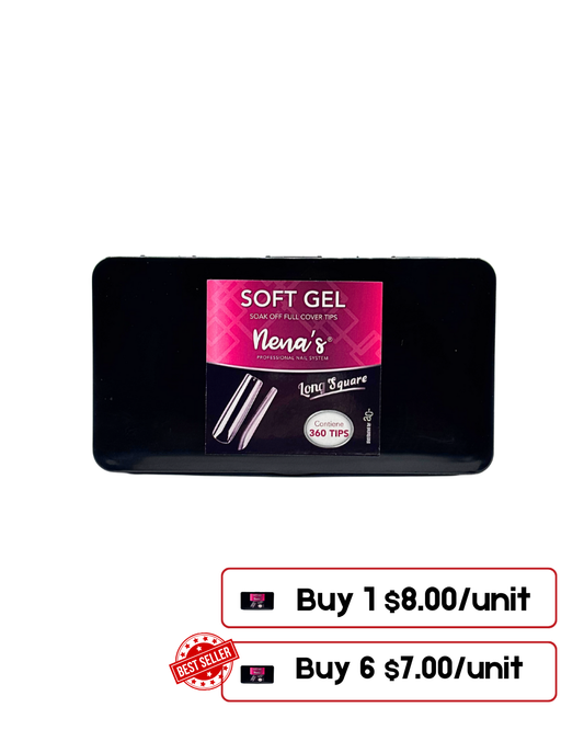 Nena's Nails Long Soft Gel Tips