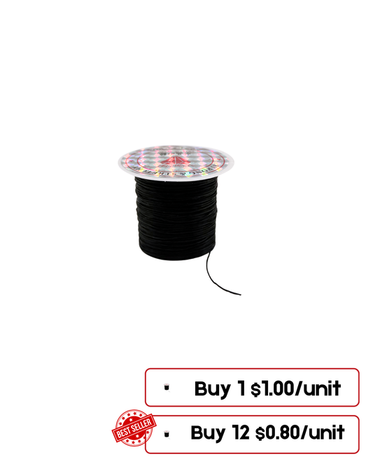 Professional Hair Extension Thread – Black Sewing Thread for Weft & Extensions