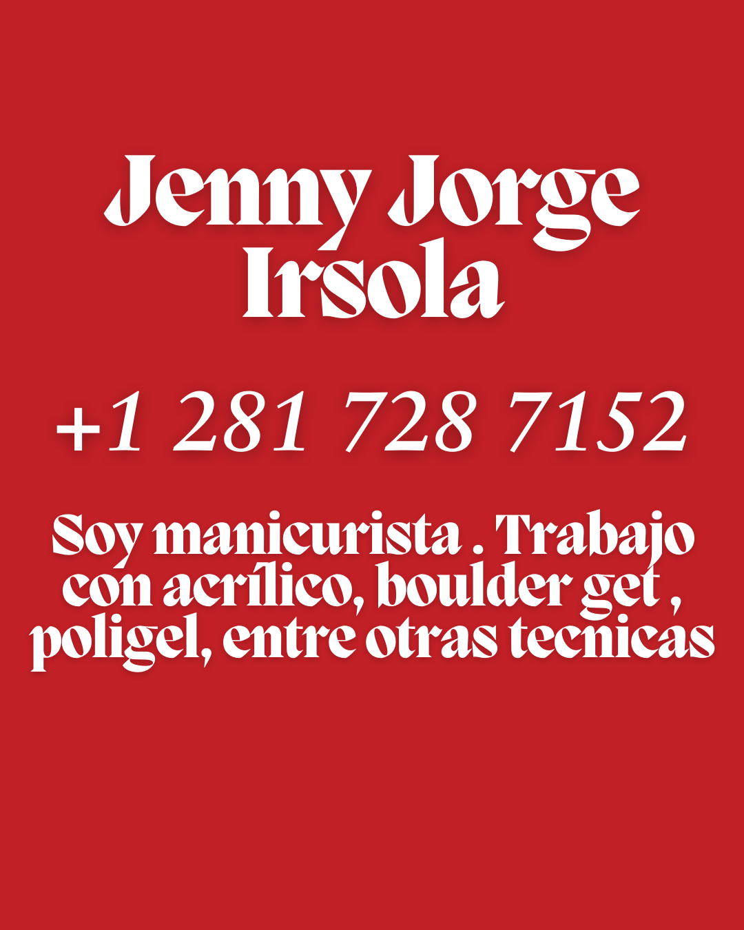 Jenny Jorge Irsola