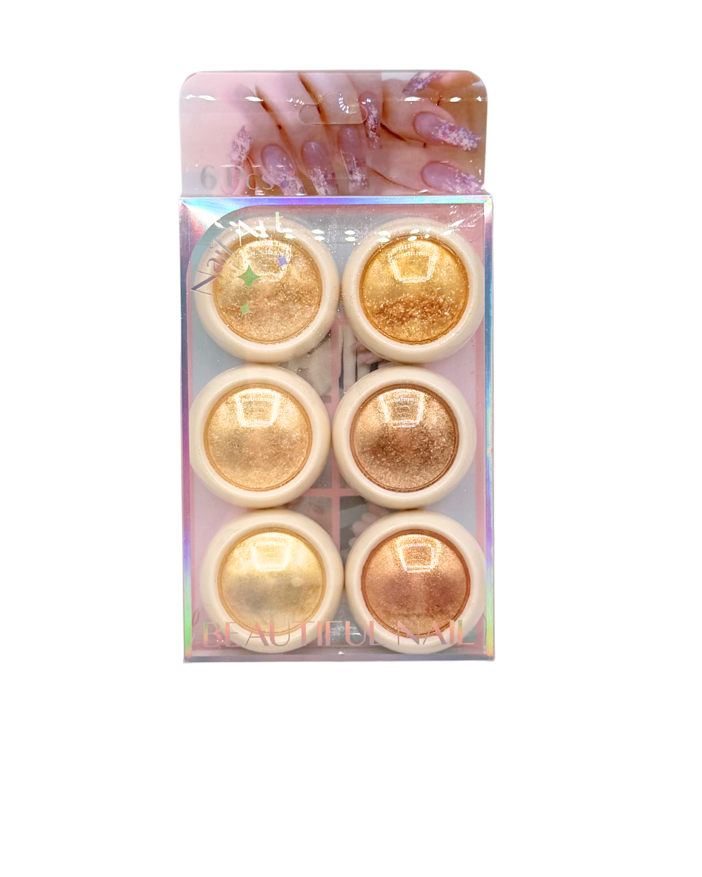 6-in-1 Mirror Chrome Nail Powder – Professional Mirror Effect for Nails New Ones!!