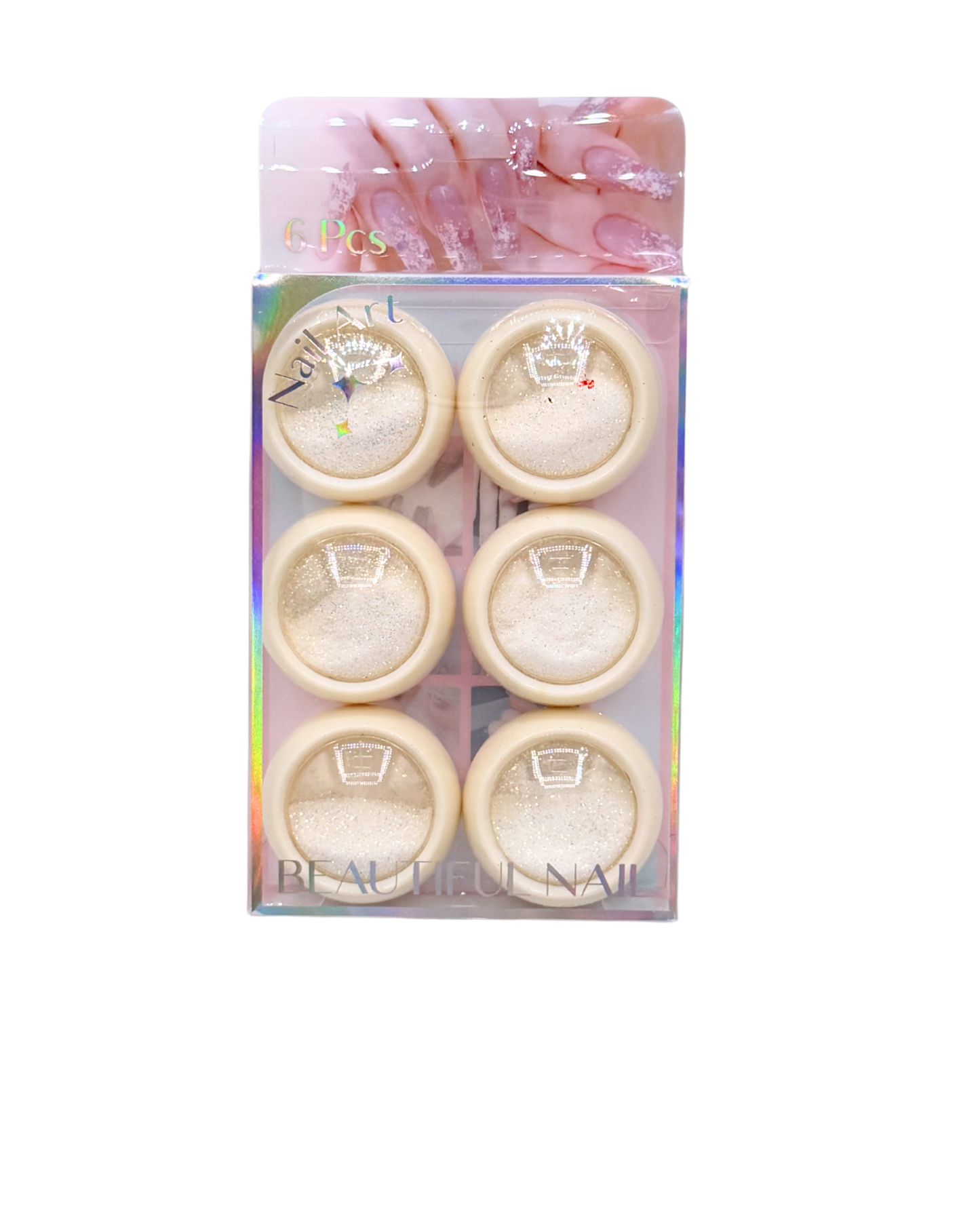 6-in-1 Mirror Chrome Nail Powder – Professional Mirror Effect for Nails New Ones!!