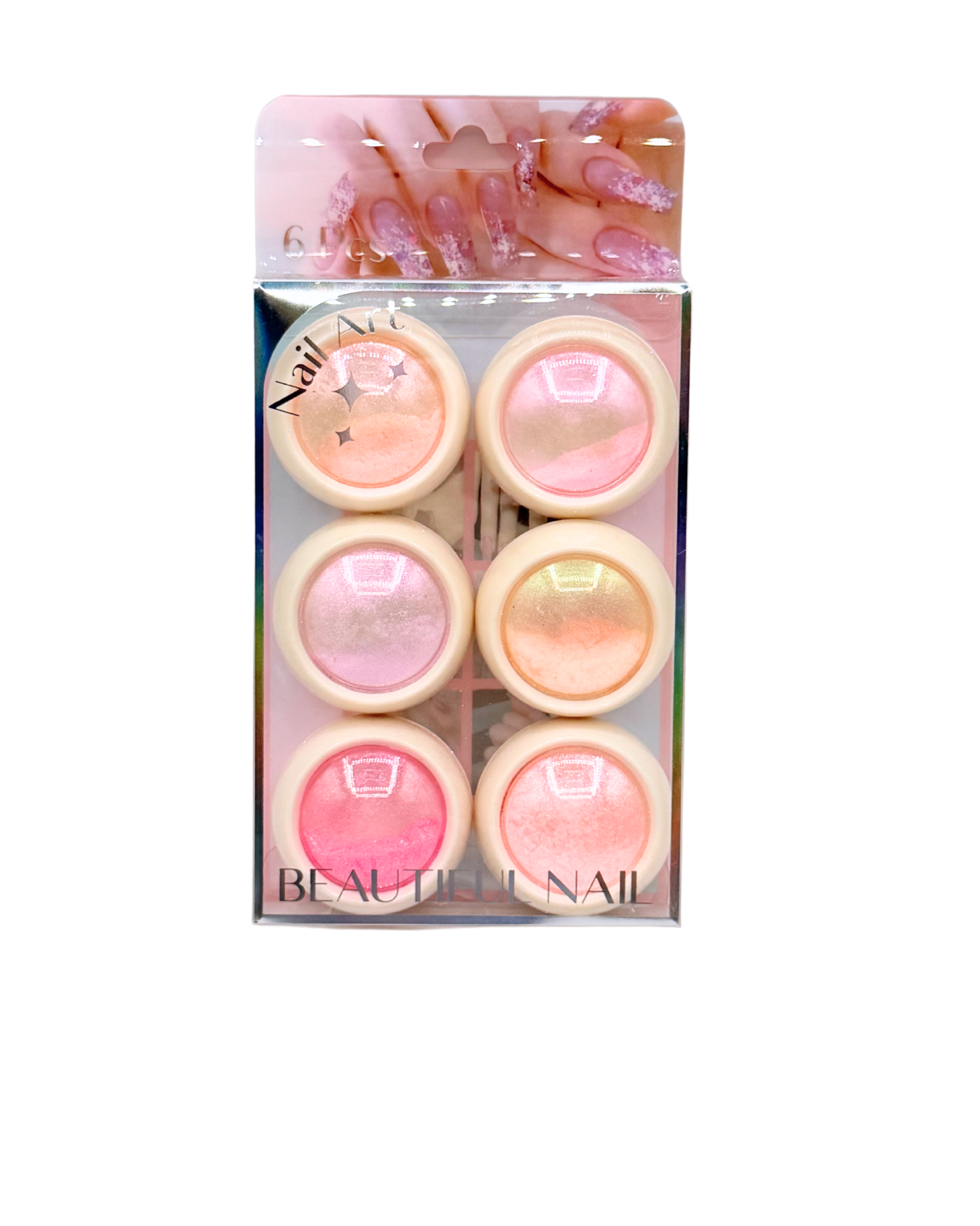 6-in-1 Mirror Chrome Nail Powder – Professional Mirror Effect for Nails New Ones!!