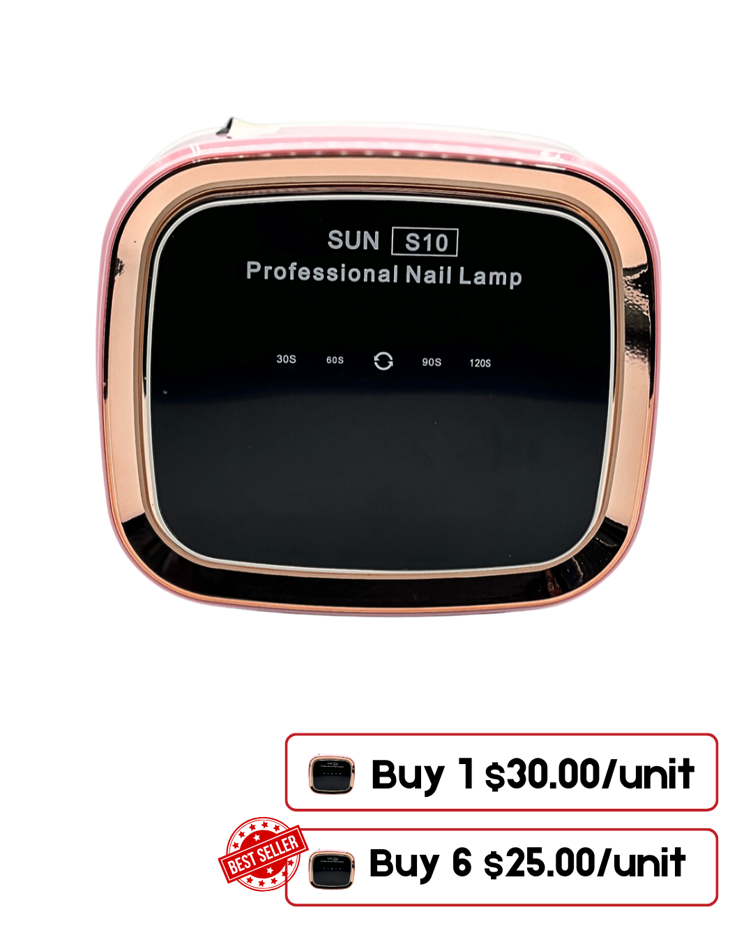 2 in 1 Sun S10 Rechargeable Gel Nail Lamp
